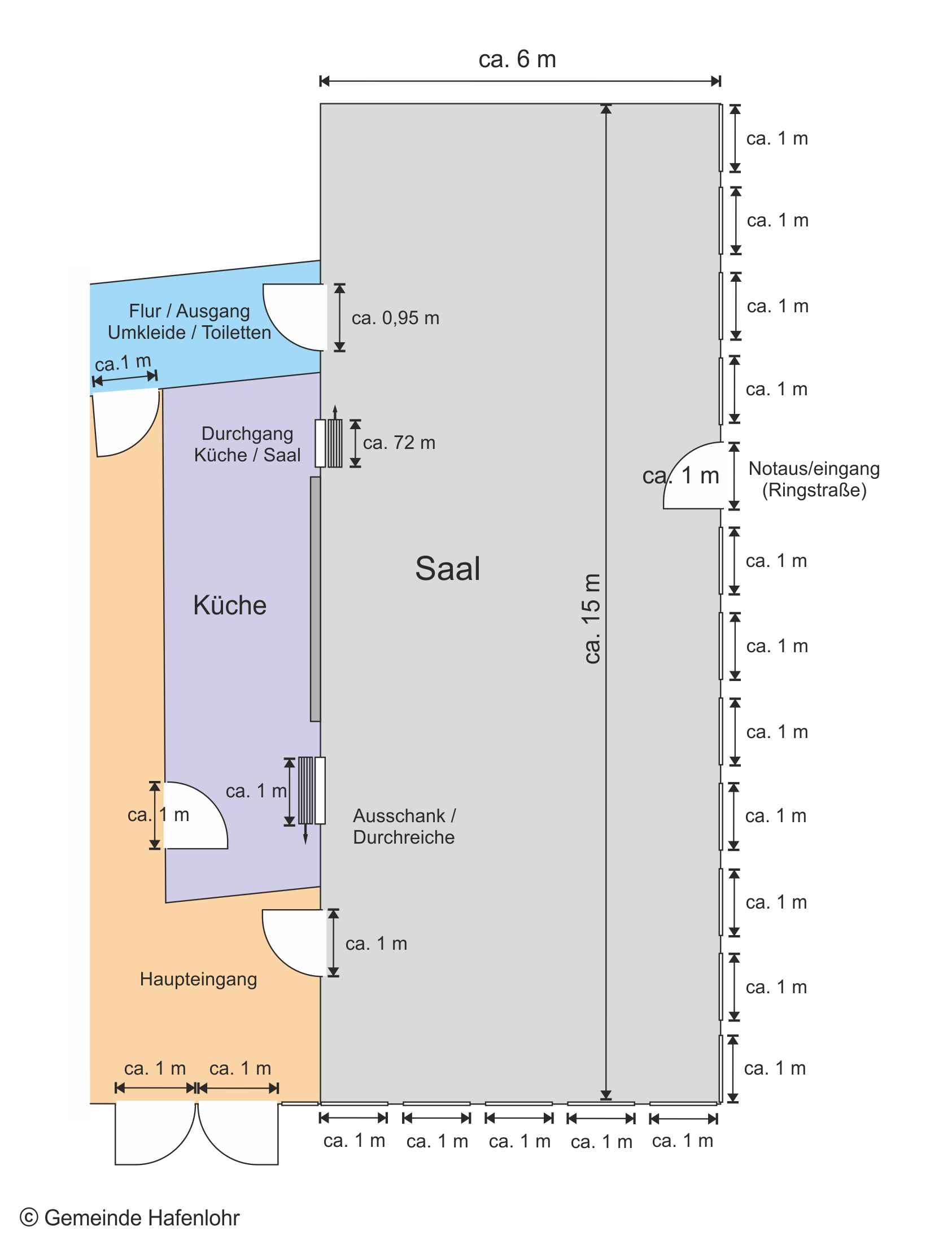 Bürgerhaus Plan